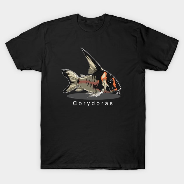 I love Corydoras T-Shirt by q10mark